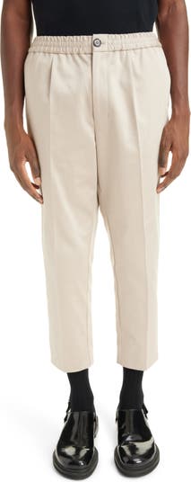 AMI PARIS Straight-Leg Woven Trousers for Men