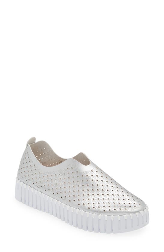 Shop Ilse Jacobsen Tulip Sneaker In Silver