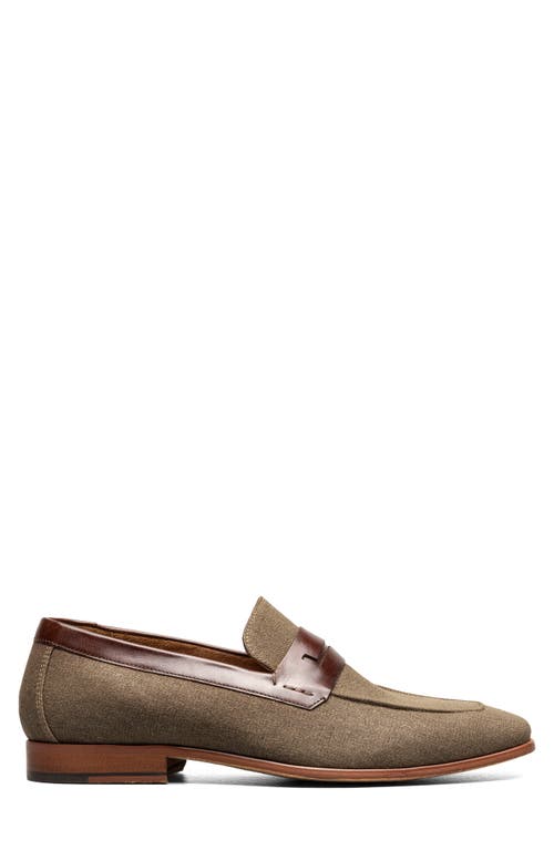 Stacy Adams Gill Saddle Loafer In Mushroom Multi