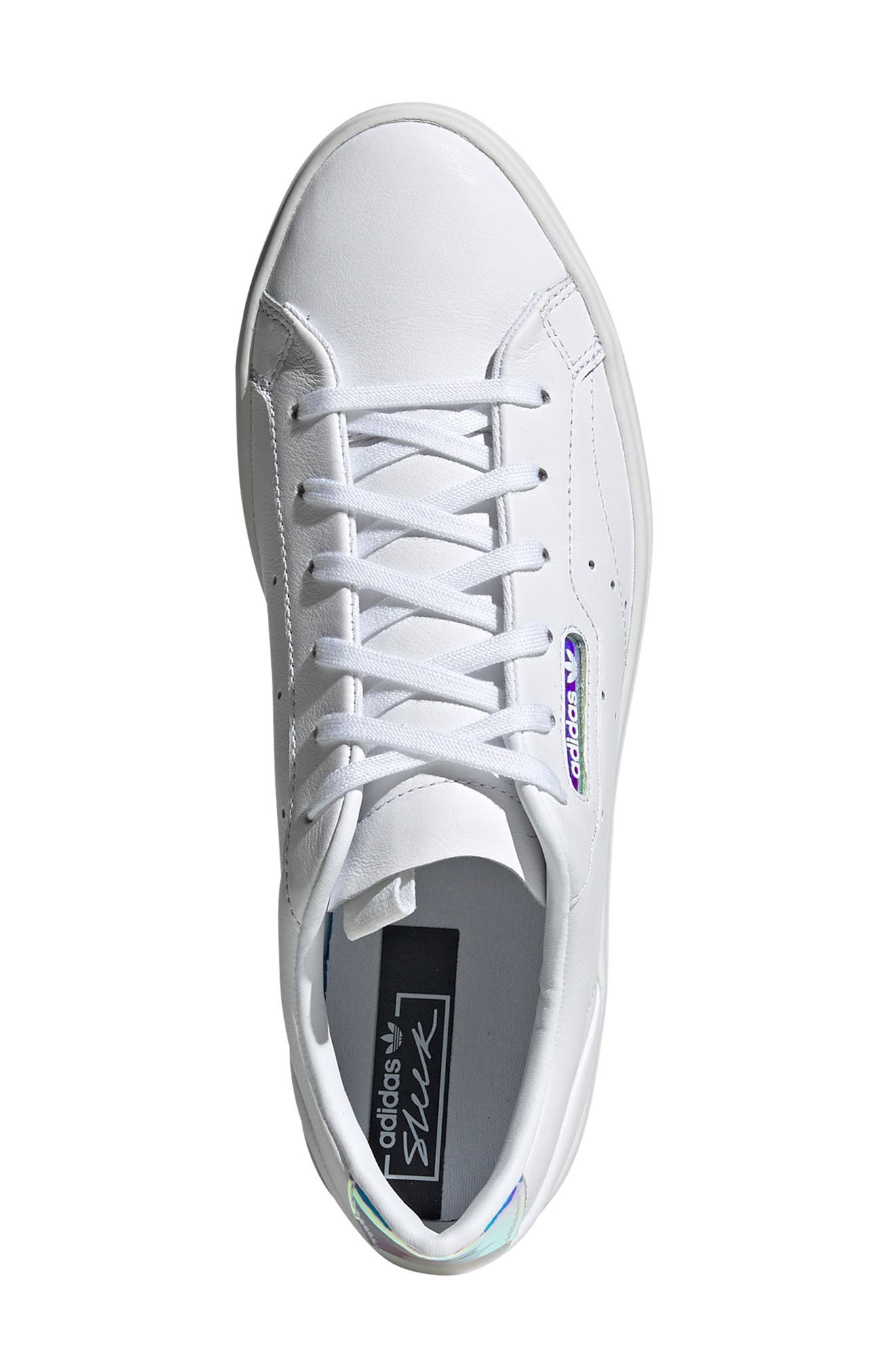adidas sleek leather sneaker