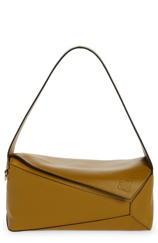 Loewe Puzzle Leather Hobo Bag In Beige ModeSens