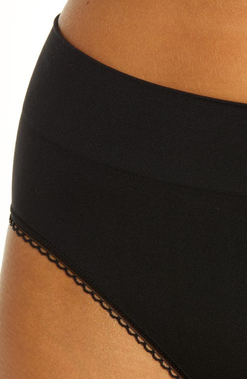 Shop Wacoal Feeling Flexible High Cut Briefs In Black