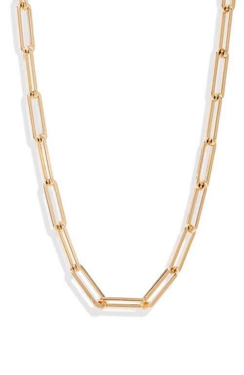 Jenny Bird Andi Paperclip Link Necklace in Gold