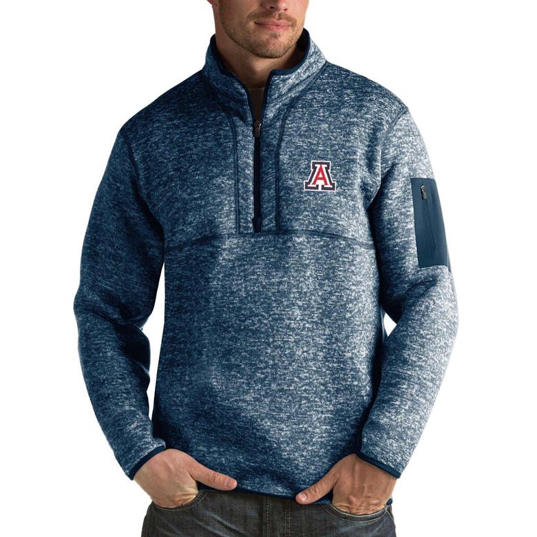 Shop Antigua Navy Arizona Wildcats Fortune Half-zip Sweatshirt