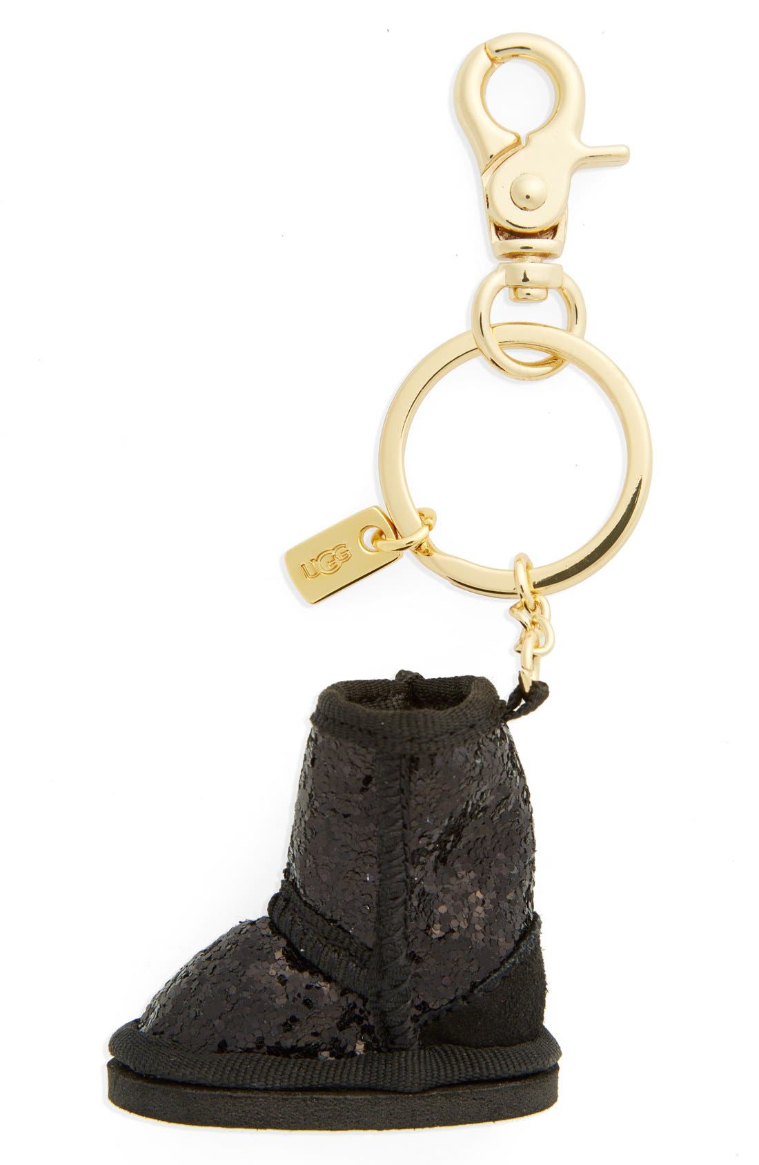 UGG® 'Glitter Boot' Genuine Shearling Bag Charm Nordstrom