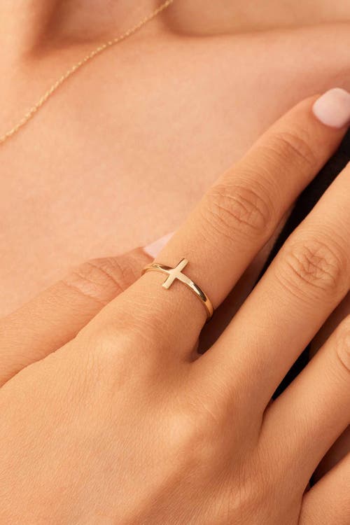 Shop Oradina 10k Rose Gold Vatican Ring