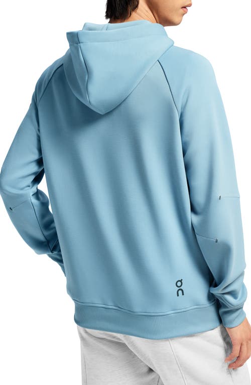 On Pullover Mesh Pocket Hoodie In Coast