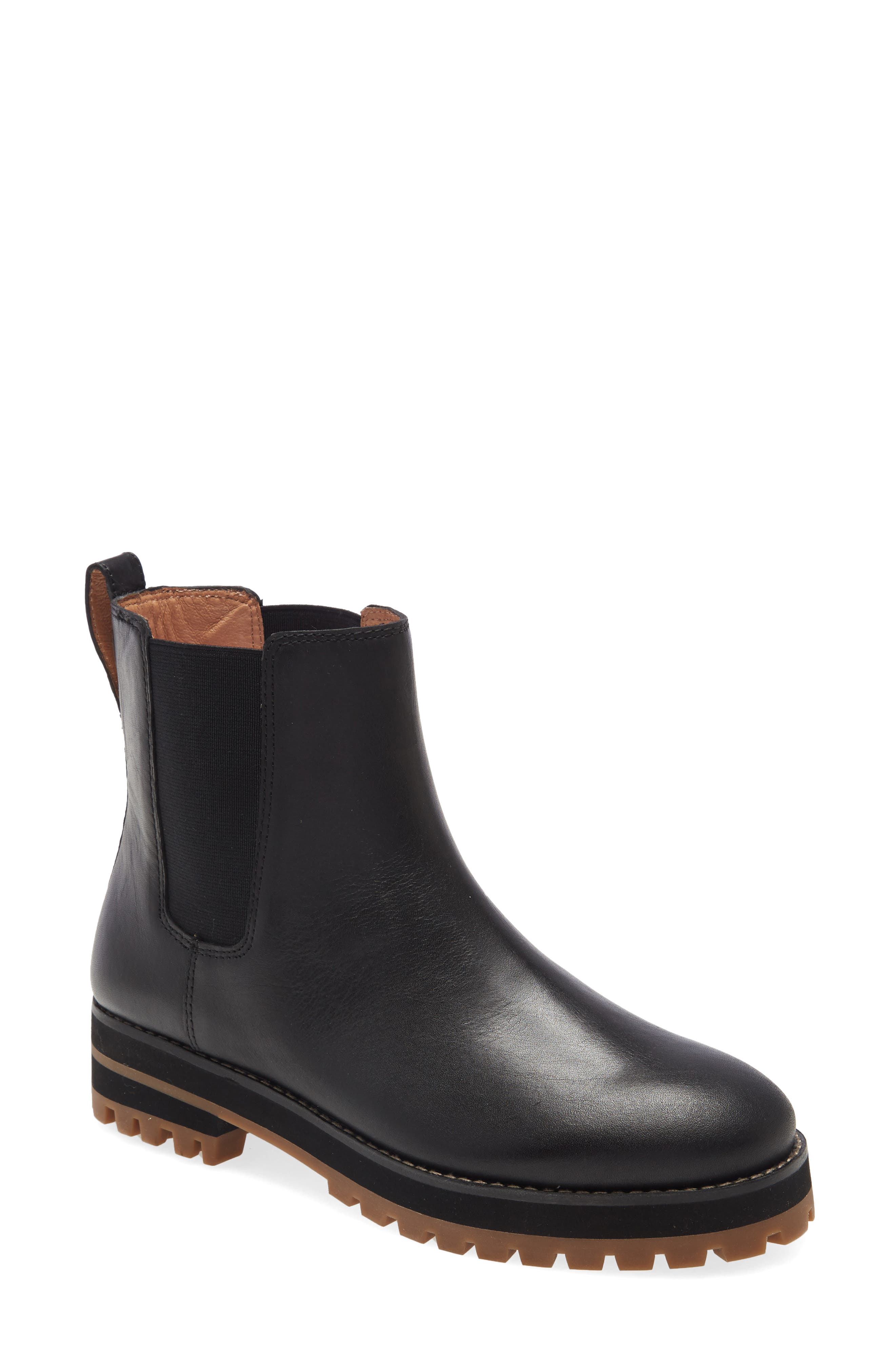 the ivy chelsea boot in croc embossed leather