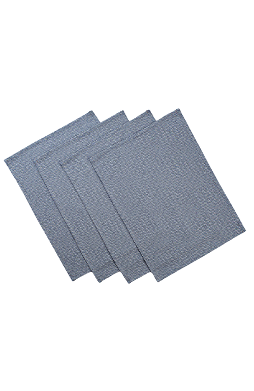 Shop Meema Rustic Placemats Set Of 4 In Blue