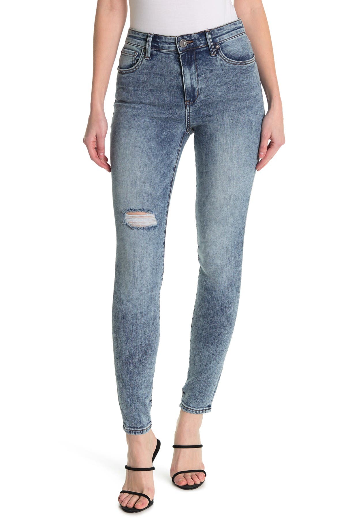 kut mia high rise skinny jeans