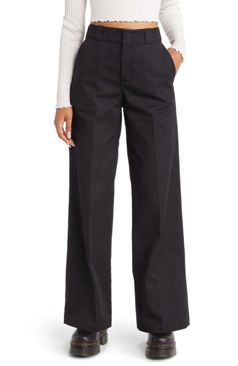 Women's Dickies Trousers & Wide-Leg Pants | Nordstrom 制服 Dickies×RHC Pants Wide Cotton Stretch スラックス
