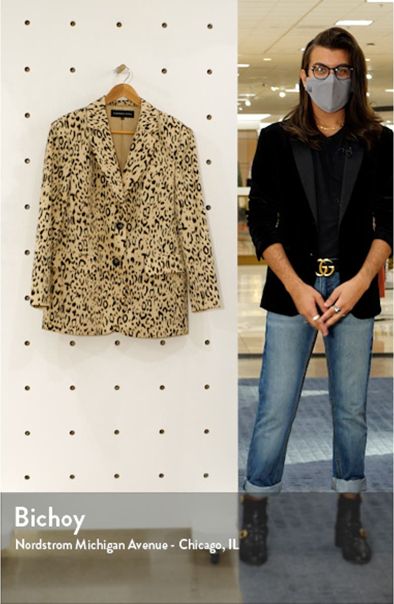 Animal Print Blazer, sales video thumbnail