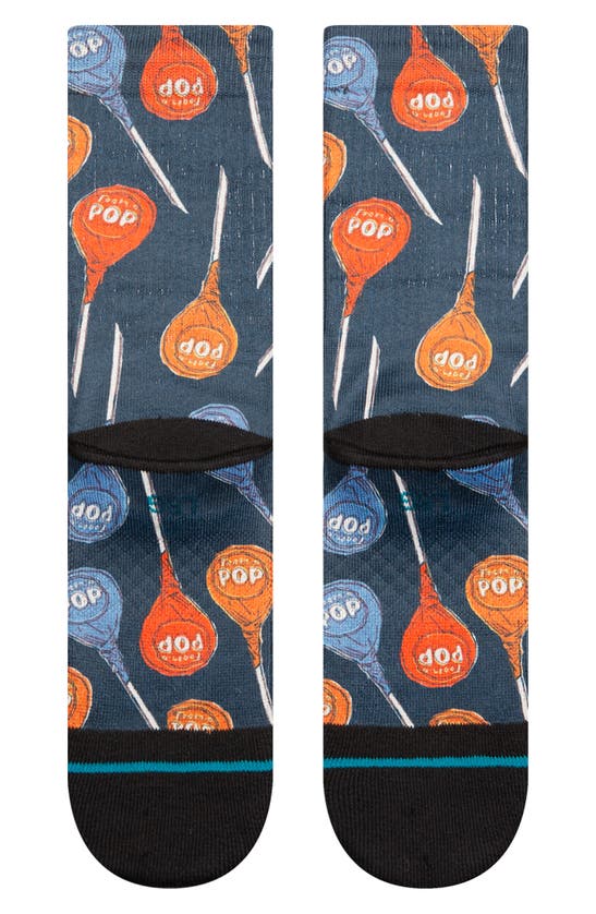 Shop Stance Tootsie Pop Crew Socks In Black/ Blue