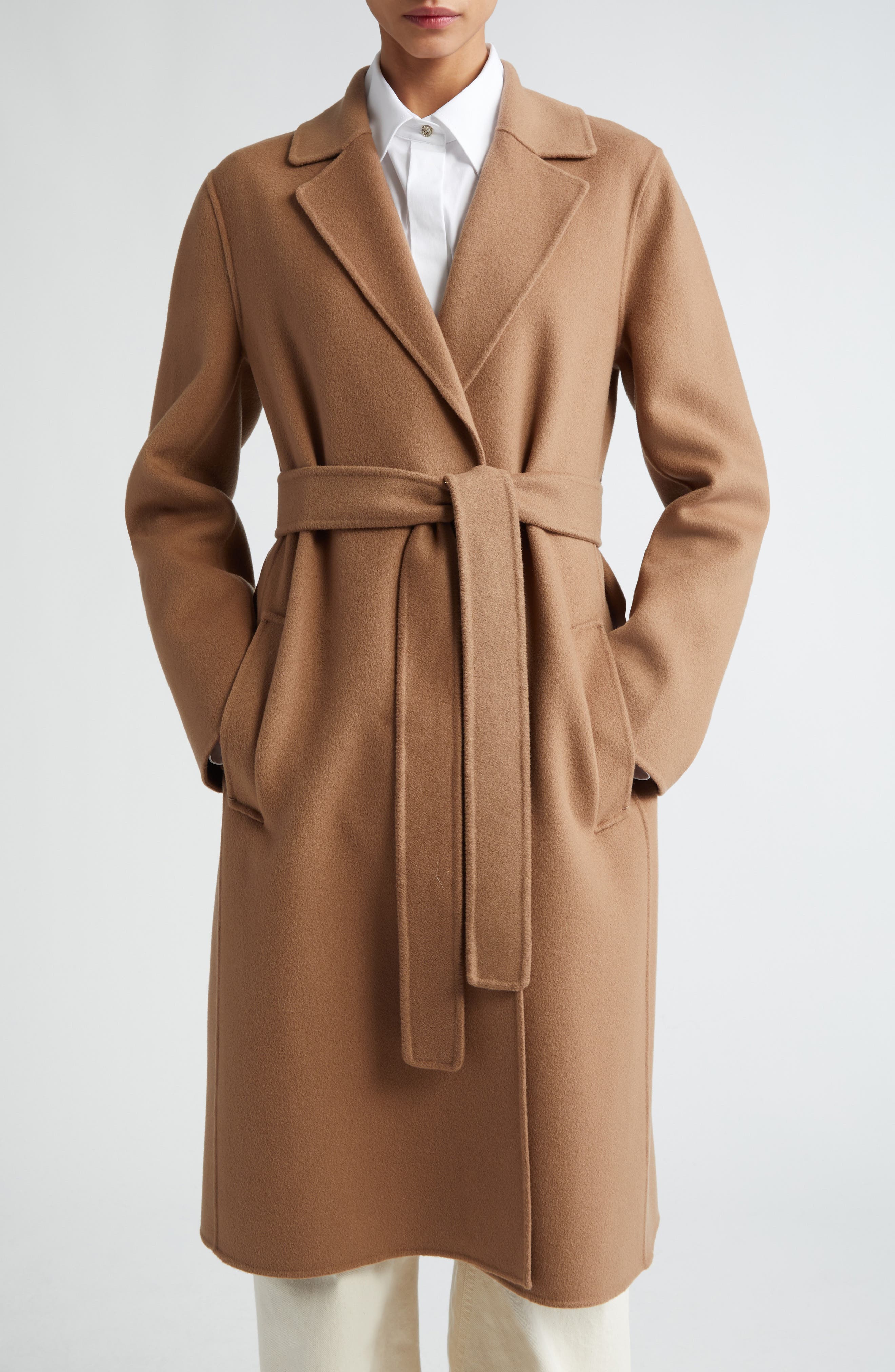 Erika Double-Breasted Wool Coat