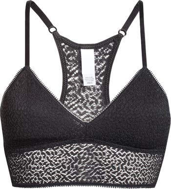 Dotted lace longline bralette, DKNY, Shop Bralettes & Bras For Women  Online