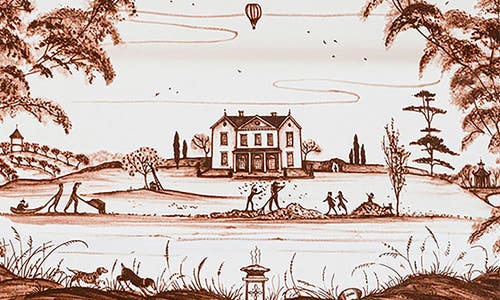 Juliska Country Estate Harvest 15 Hostess Tray In Sepia