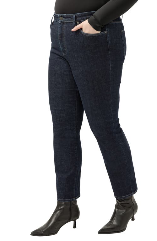 Shop Silver Jeans Co. Isbister High Waist Straight Leg Jeans In Indigo