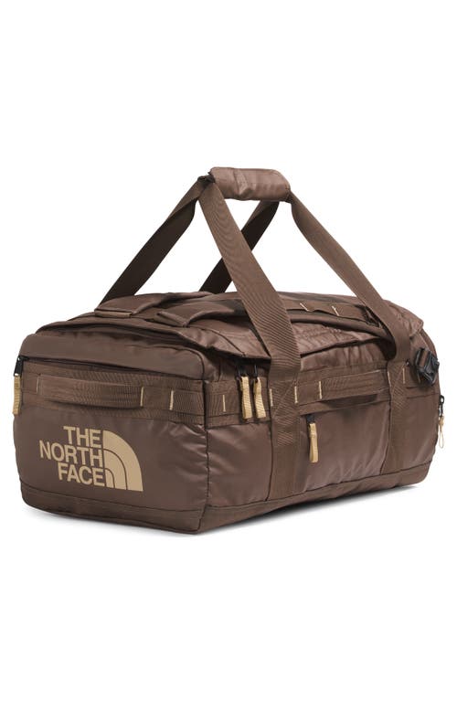 Shop The North Face Base Camp Voyager 42l Duffle Bag In Smokey Brown/khaki Stone