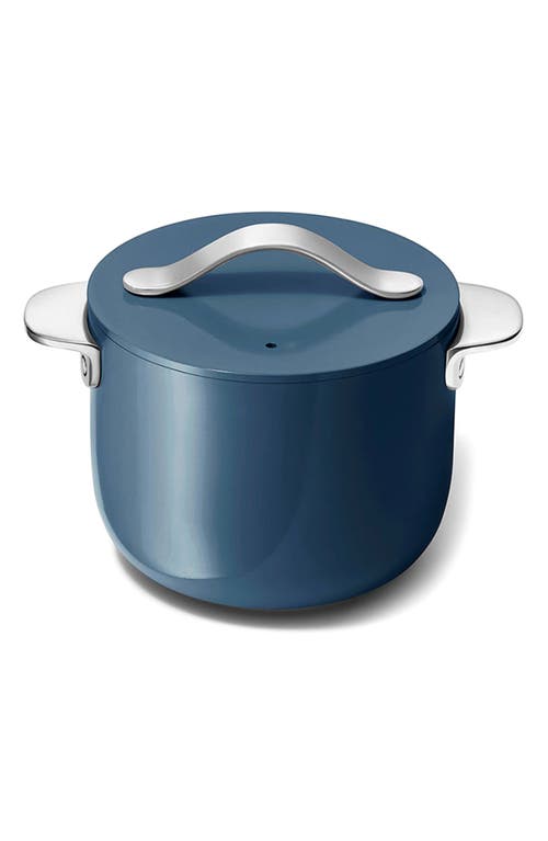 Caraway Nonstick Ceramic Petite 2-quart Cooker With Lid In Navy