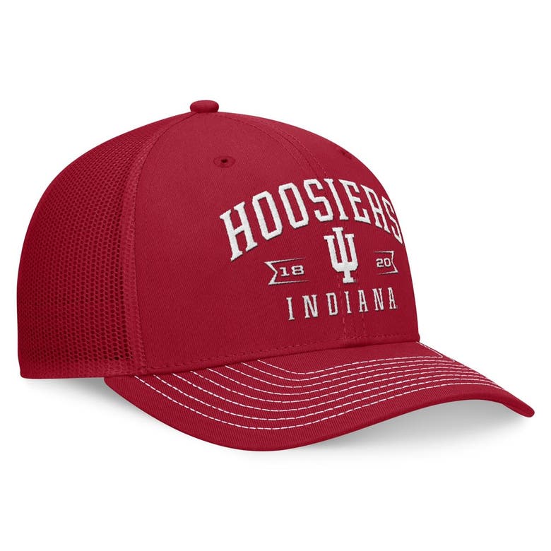 Shop Top Of The World Crimson Indiana Hoosiers Carson Trucker Adjustable Hat