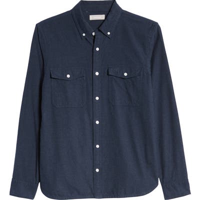 Everlane The Modern Flannel Shirt, Blue