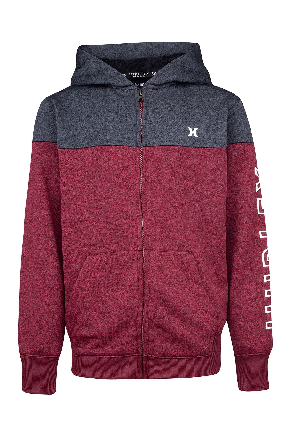hurley zip hoodie