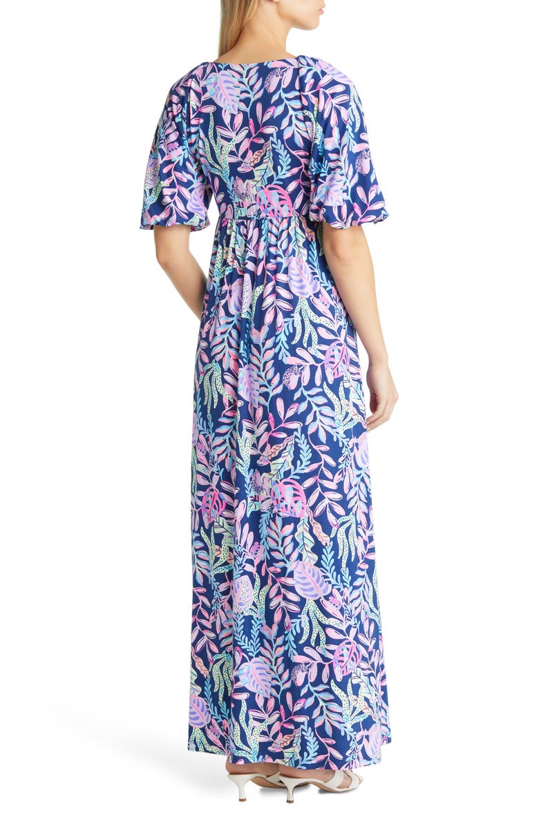 Lilly Pulitzer® Manuela Print Short Sleeve Maxi Dress | Nordstrom