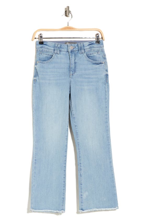 Democracy Crop Flare Jeans In Blue