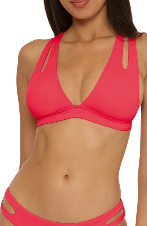 Becca Color Code Bikini Top in Red