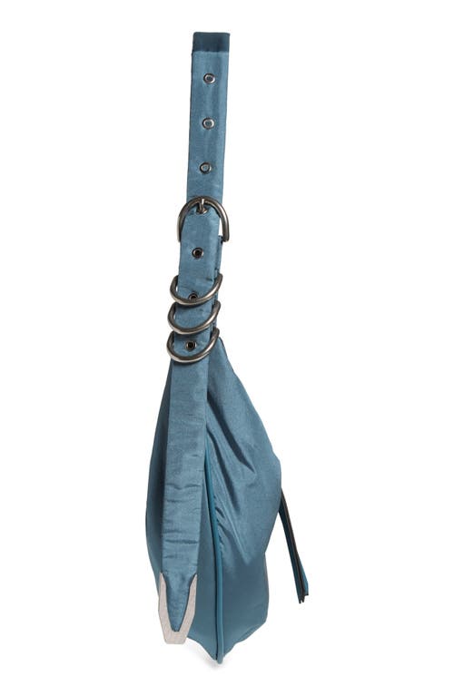 Rag & Bone Mini Spire Hobo Bag In Denim Blue