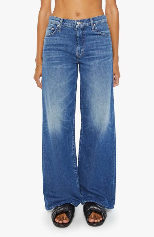 MOTHER The Spinner Sneak High Waist Wide Leg Jeans Paint Town at Nordstrom,