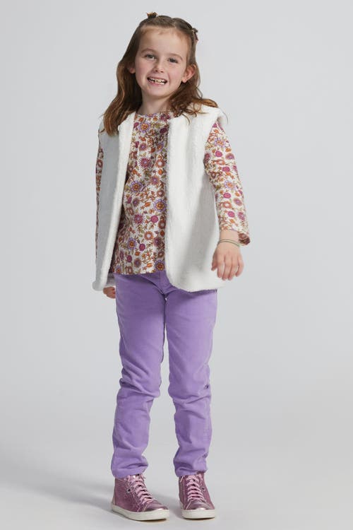Bisby Kids' Twiggy Corduroy Pants In Lilac