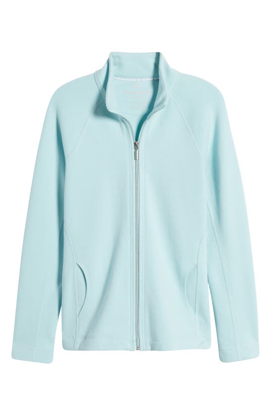 Shop Tommy Bahama New Aruba Zip-up Stretch Cotton Jacket In Plume