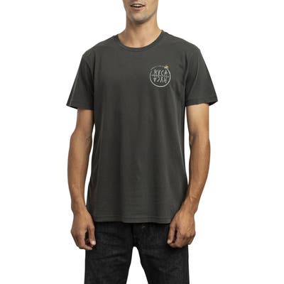 Rvca Hivemind Logo T-Shirt, Black