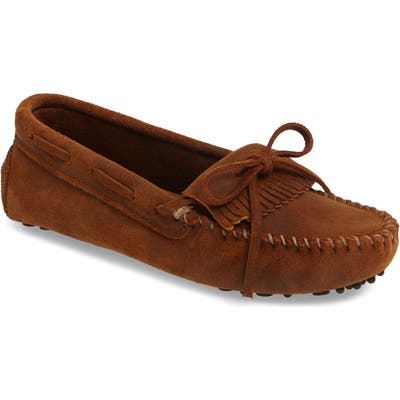 Minnetonka Kilty Driving Moccasin, Brown