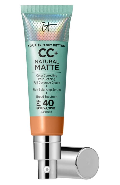CC+ Natural Matte Color Correcting Full Coverage Cream in Tan Cool