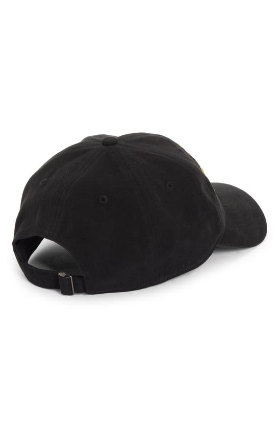 Shop Sporty And Rich California Embroidered Baseball Cap In Faded Black