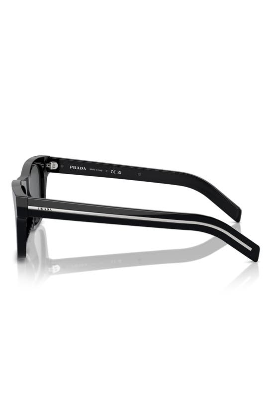 Prada Pantos Acetate Sunglasses With Unique Temple Design In Black
