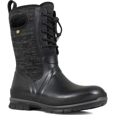 Bogs Crandall Waterproof Boot, Black