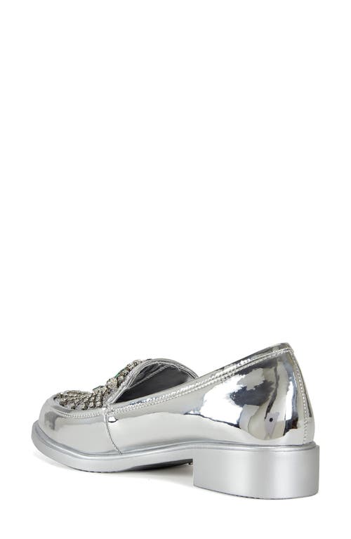 Azalea Wang Thalassa Loafer In Silver