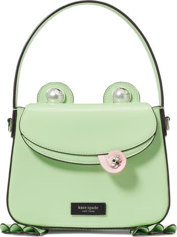 kate spade new york lily patent leather frog handbag | Nordstrom