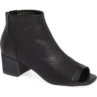 Kelsi Dagger Brooklyn Simone Peep Toe Bootie- Black