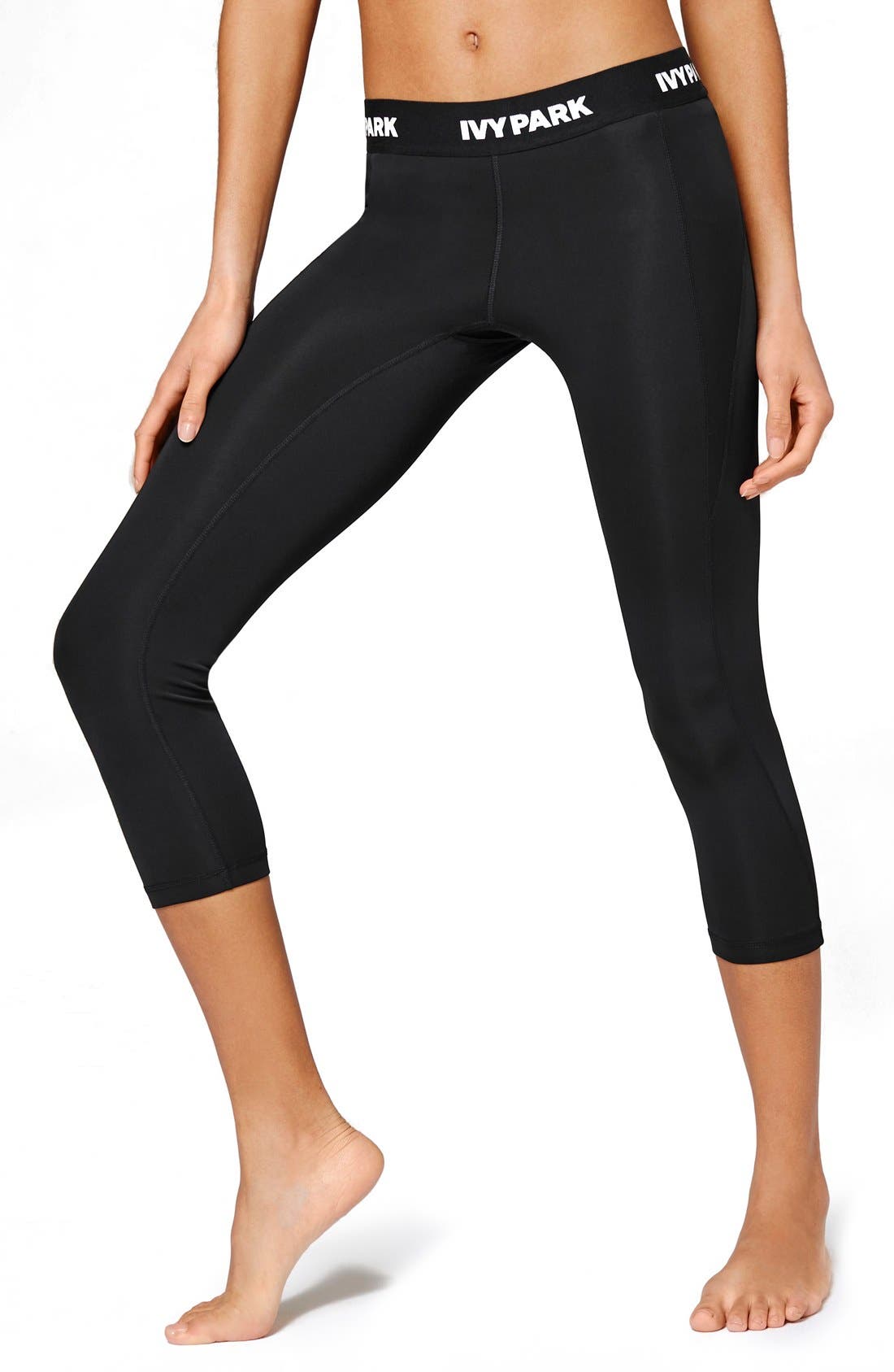 IVY PARK® 'I' Low Rise ThreeQuarter Leggings Nordstrom