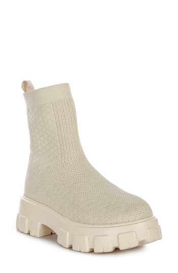 LONDON RAG LONDON RAG MALLOW KNIT LUG SOLE BOOT