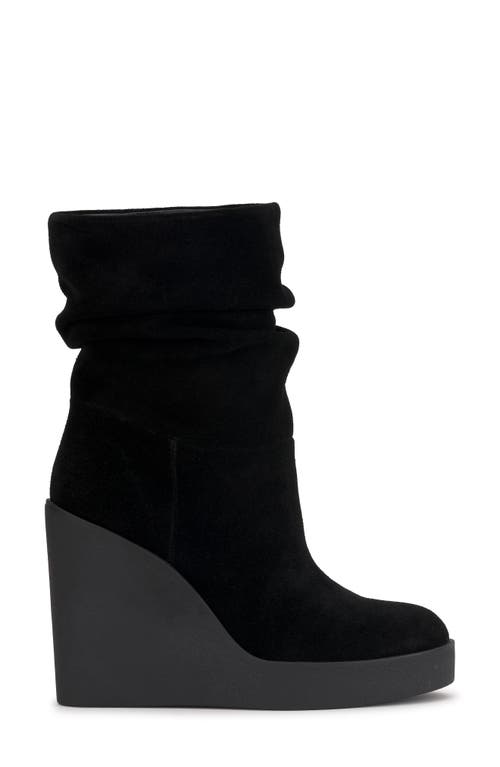 Shop Jessica Simpson Mynette Slouch Platform Wedge Bootie In Black