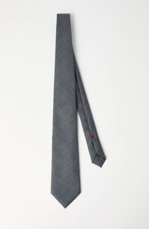 Shop Brunello Cucinelli Necktie In Lead