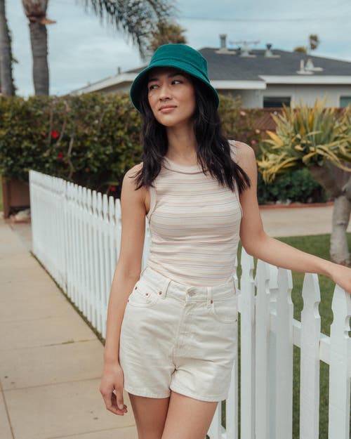 Shop Hemlock Marina Bucket Hat In Emerald