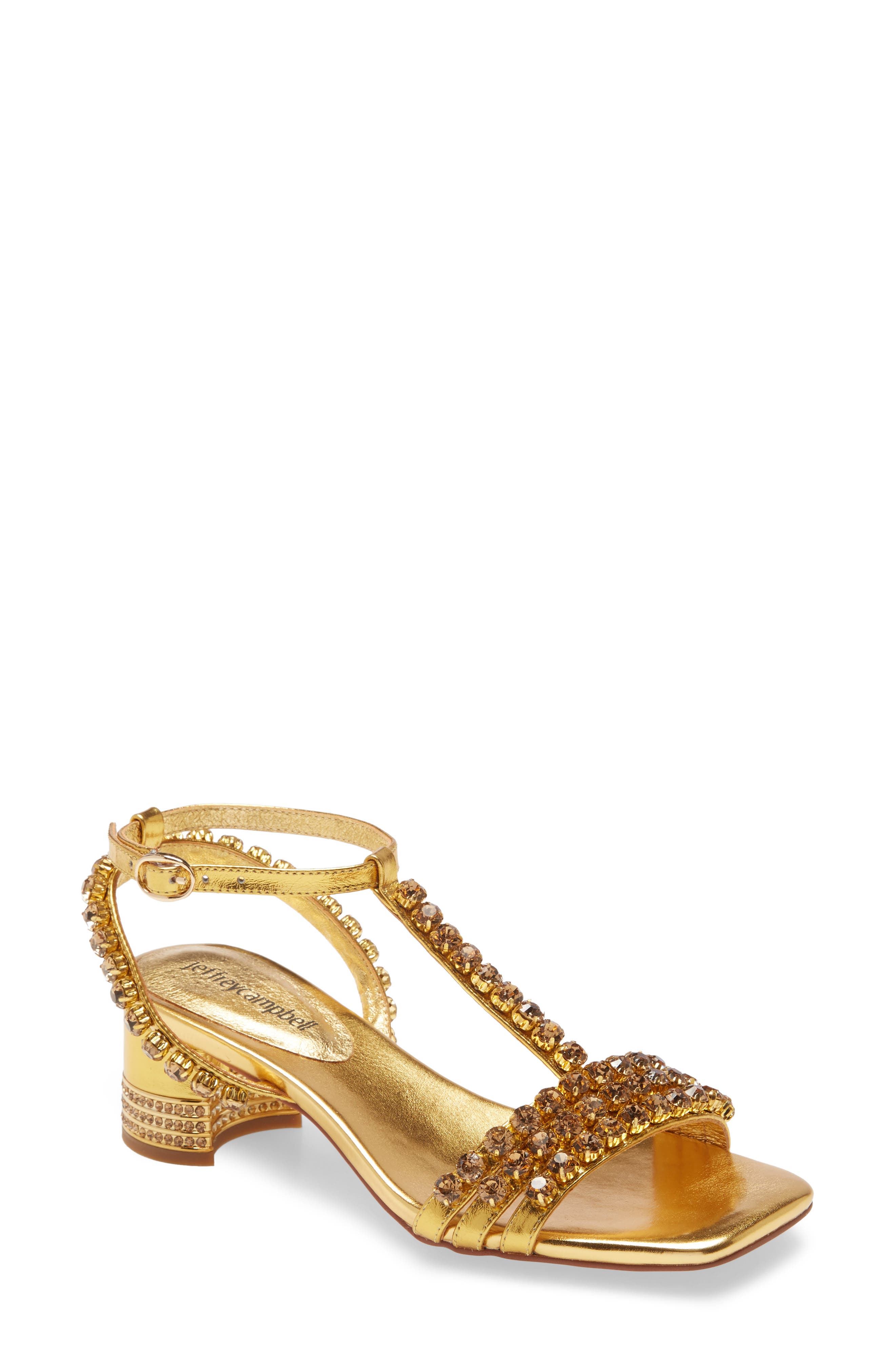 jeffrey campbell gold sandals
