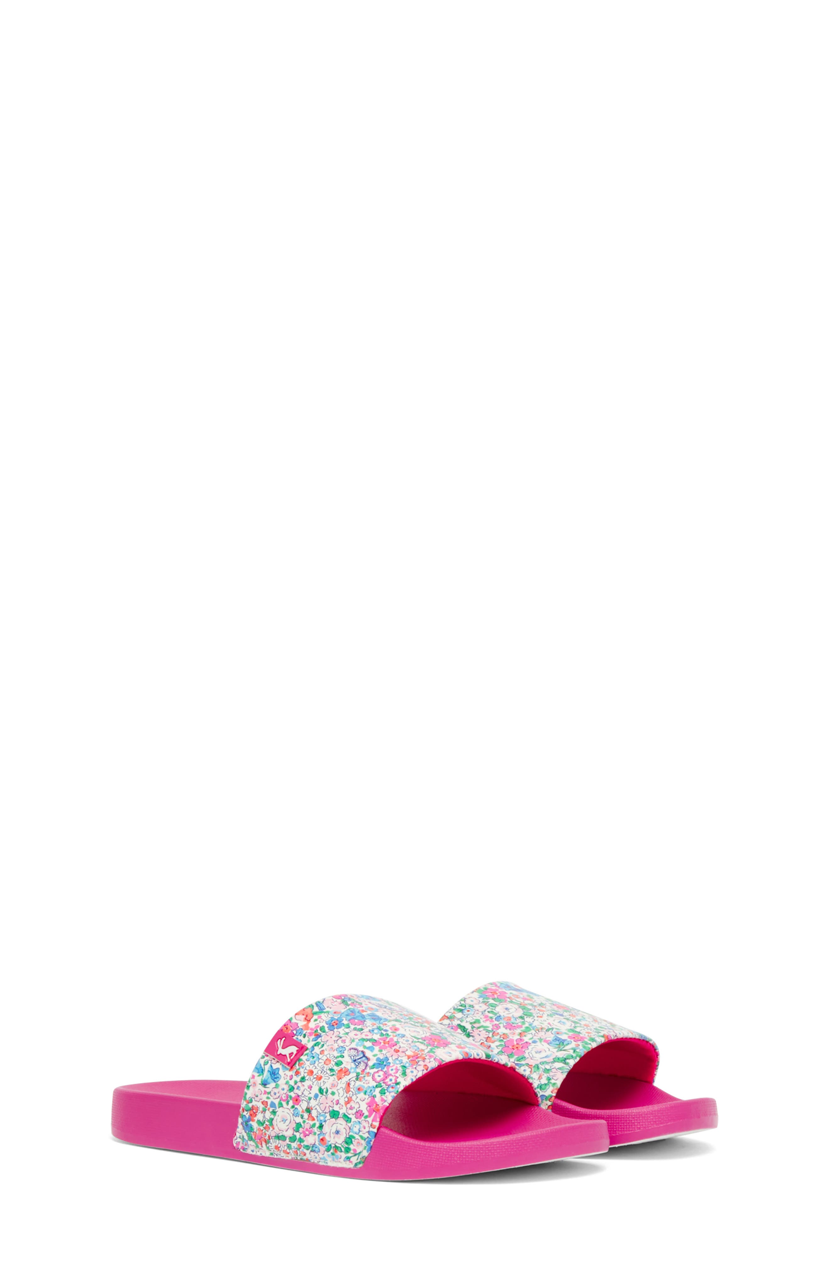 NEW Toddler Girls Sandals Large 9-10 Pink Summer Wedding Thongs Shoes Flower 