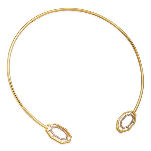 Dhwani Bhansal Syra Choker In Gold Plated